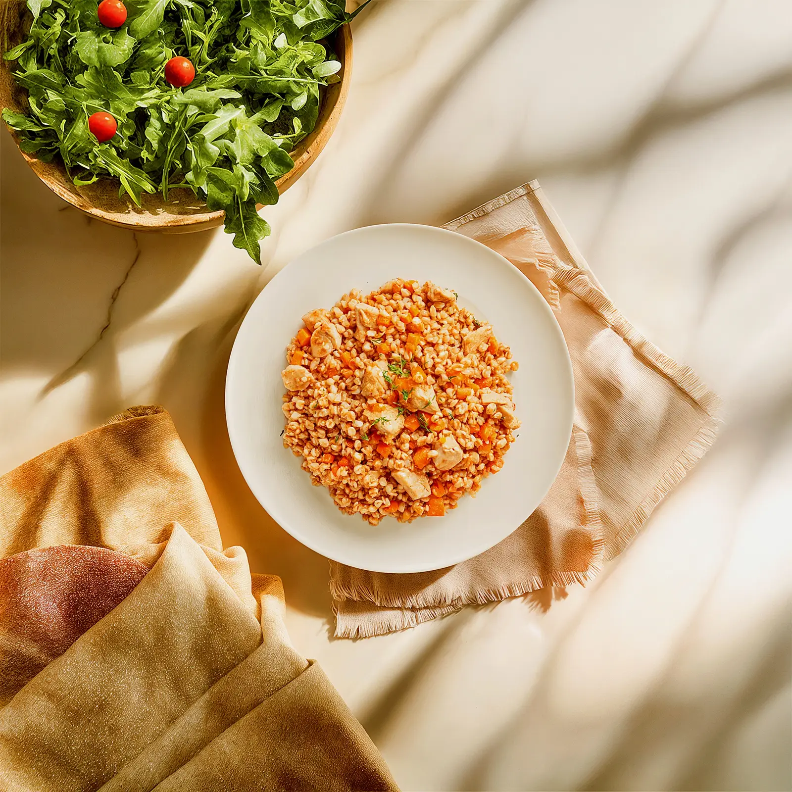 Гречка с курицей 250г