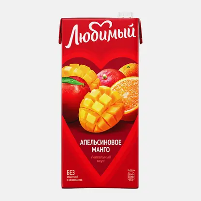Напиток Любимый Апельсиновое манго 1.93л
