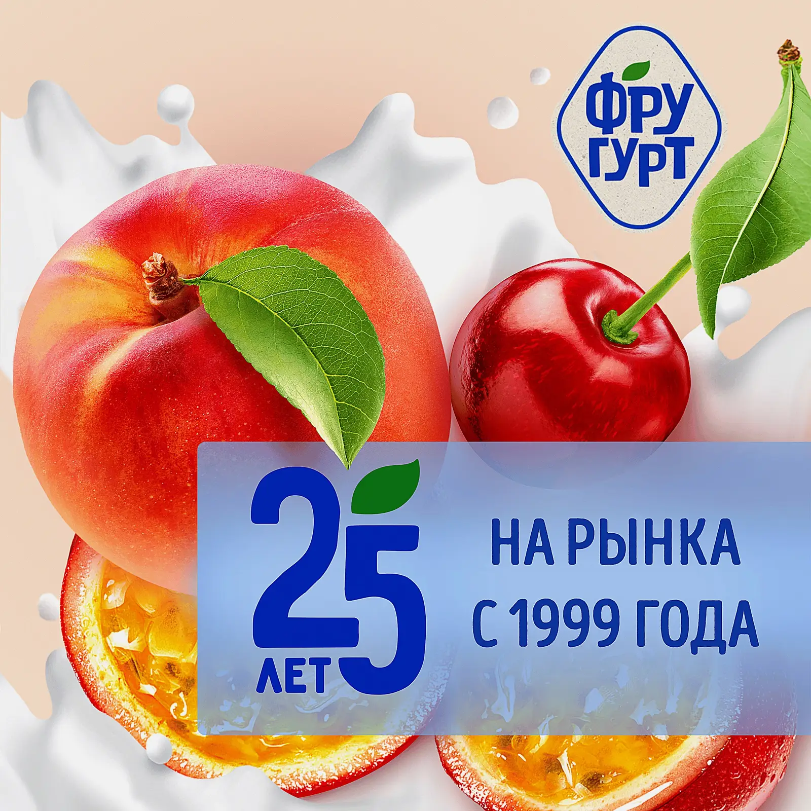 Йогурт питьевой Черника Фругурт 1% 450г - фото 5 Йогурт питьевой Черника Фругурт 1% 450г - фото 5