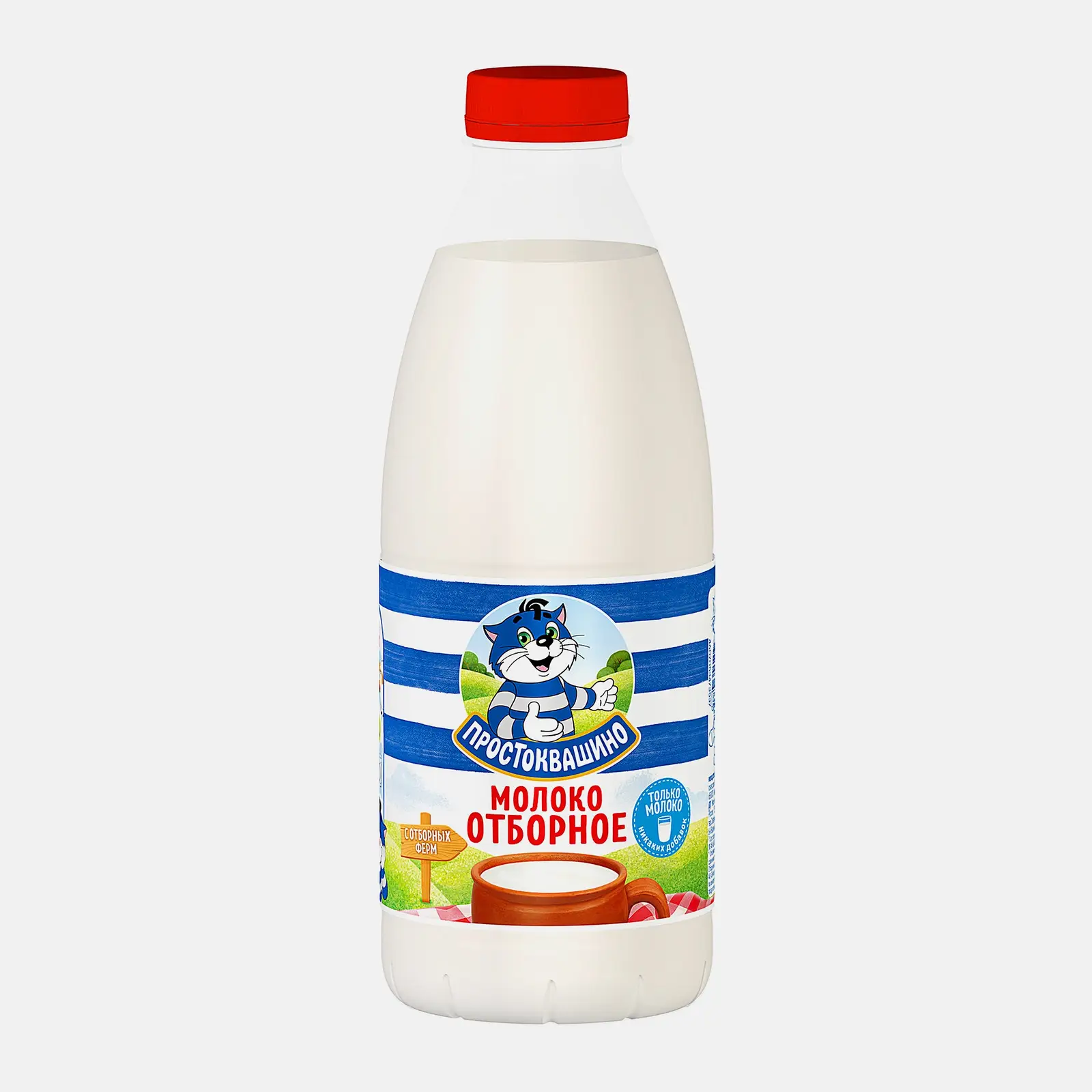 Изображение товара Молоко Простоквашино пастеризованное 3.4-4.5% 930мл