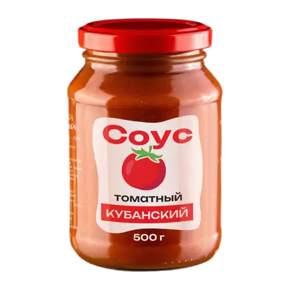 Изображение товара Соус Семилукская трапеза томатный Кубанский 500г