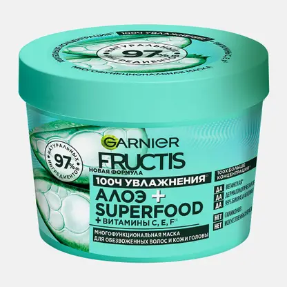 Маска для волос Fructis Superfood Алоэ 390мл