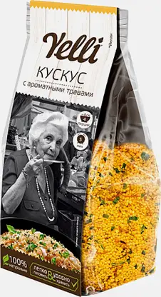 Чечевица с томатами/Кускус с ароматными травами Yelli 250г в ассортименте