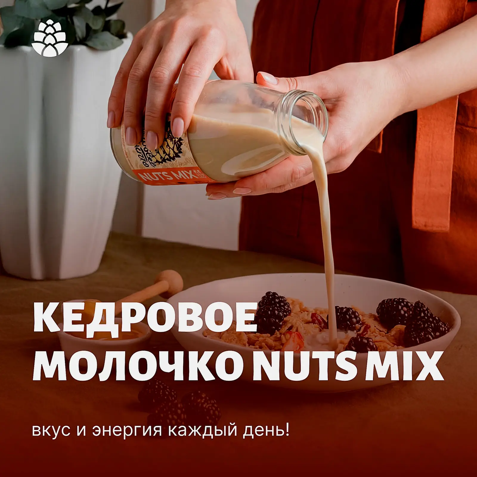 Молочко кедровое фундук и миндаль Сава Nuts Mix 5.5% 200мл - фото 4 Молочко кедровое фундук и миндаль Сава Nuts Mix 5.5% 200мл - фото 4
