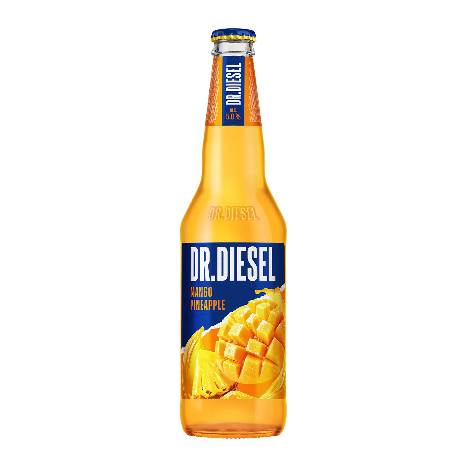 Изображение товара Пивной напиток Doctor Diesel Манго и Ананас 5% 400мл освежающий тропический вкус