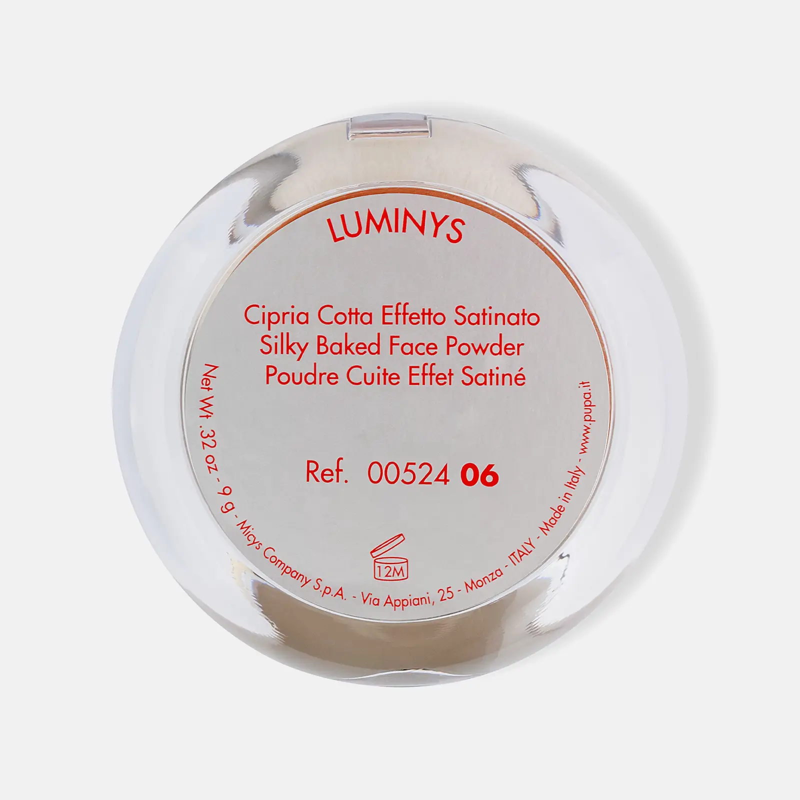 Запеченная пудра для лица Luminys тон 06 Pupa