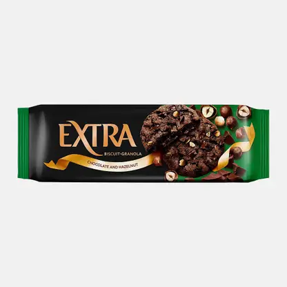Печенье с шоколадом и фундуком/шоколадом и карамелью Extra/Extrasi 150г в ассортименте
