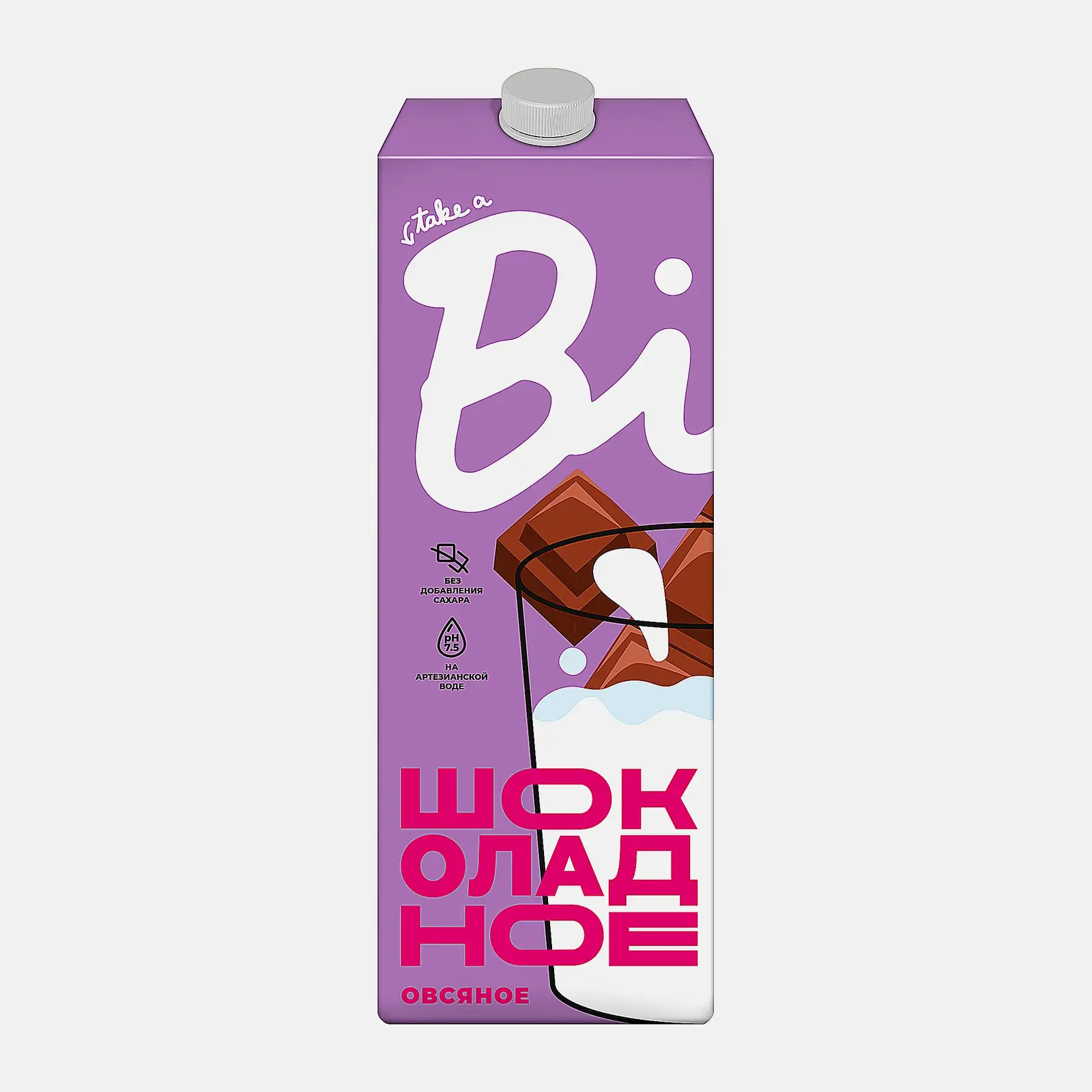 Напиток овсяный шоколад Take A Bite 2.5% 1л