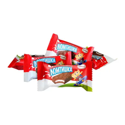 Изображение товара Десерт глазированный Акконд Ломтишка с кремовой начинкой