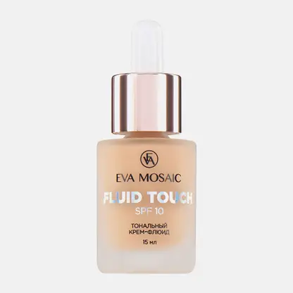 Тональный крем-флюид Eva Mosaiс Fluid Touch тон 02 Светло-бежевый