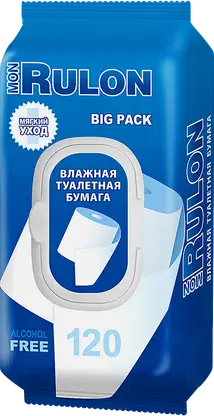 Туалетная бумага Mon Rulon Влажная 120шт