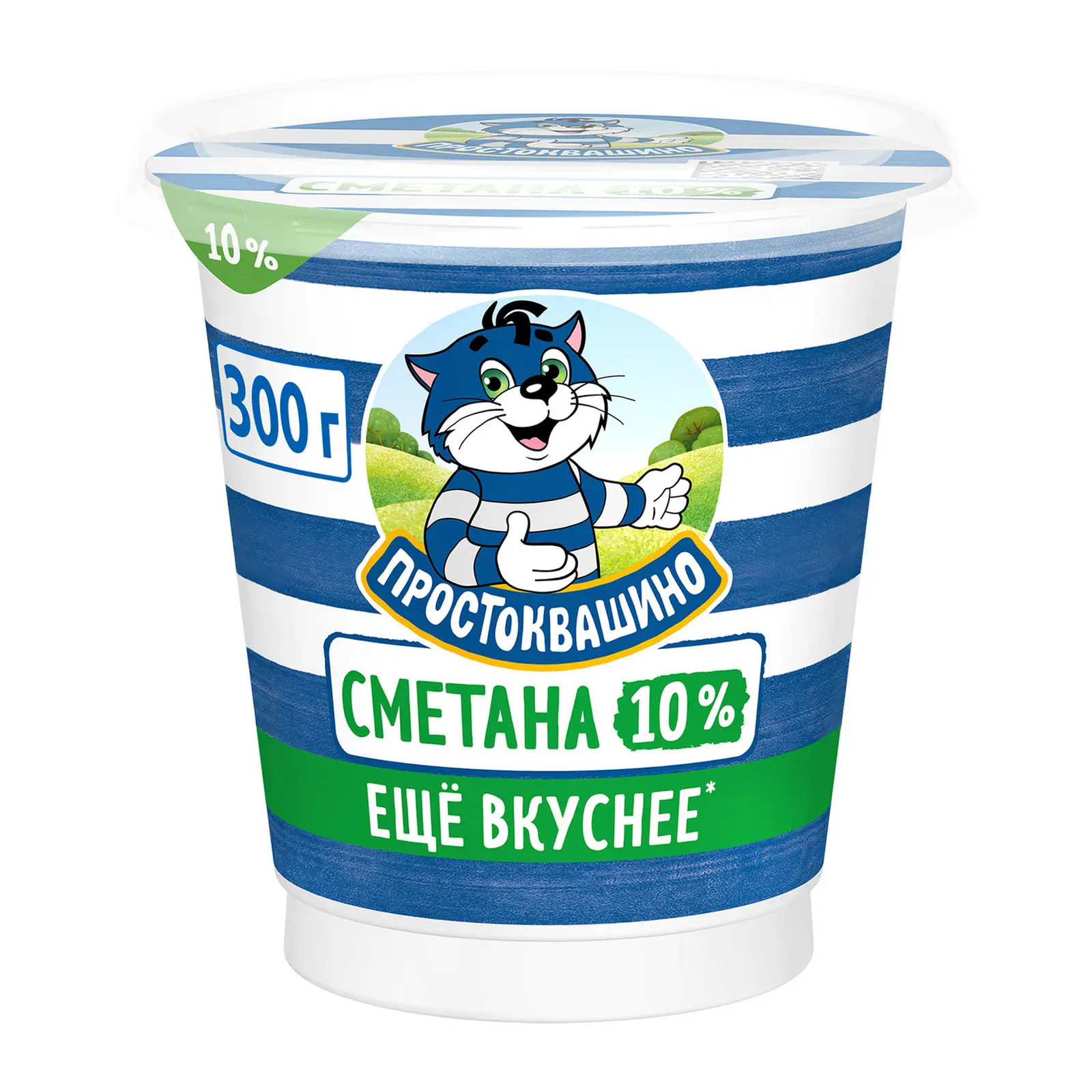 Изображение товара Сметана Простоквашино 10% 300г