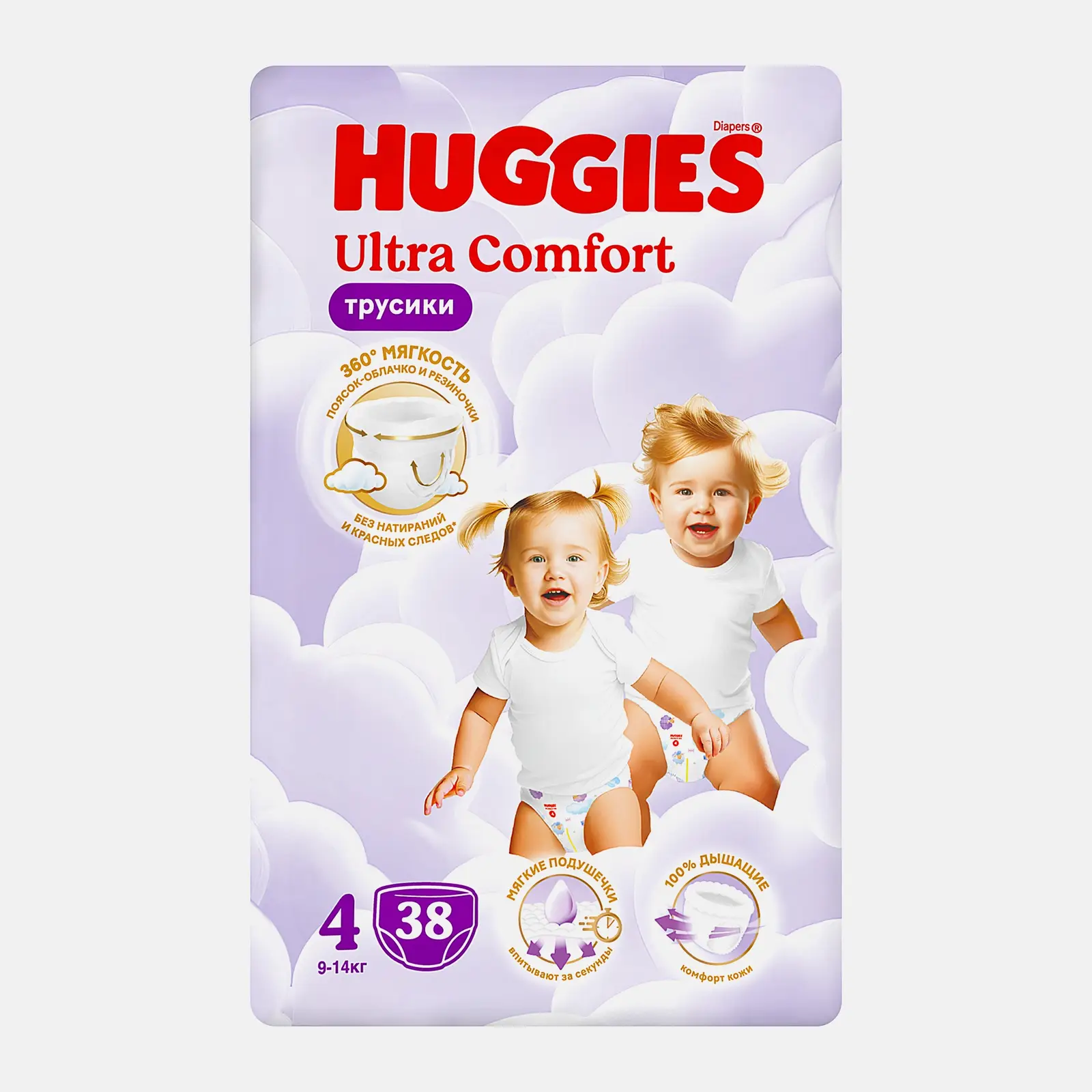 Изображение товара Подгузники-трусики Huggies Ultra Comfort 9-14кг 38шт