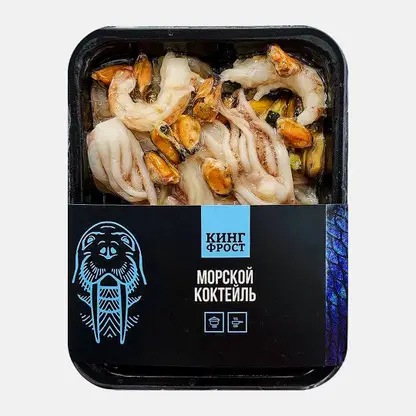 Морской коктейль с осьминогом свежемороженый Кинг Фрост 330г