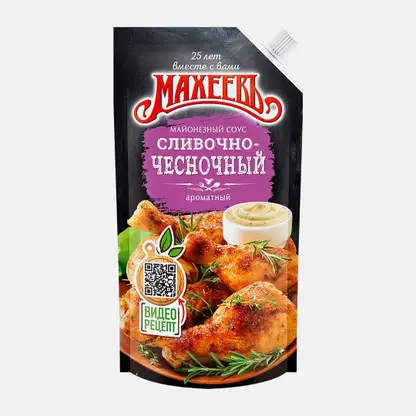 Соус Махеевъ Сливочно-чесночный 200г