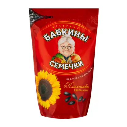 Изображение товара Семечки Бабкины Семечки Отборные жареные 500г
