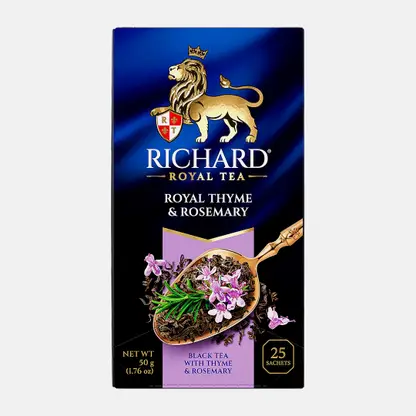 Чай черный Richard Royal Thyme&Rosemary 25пак