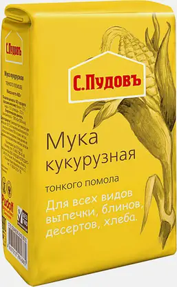 Мука С.Пудовъ Кукурузная 450г