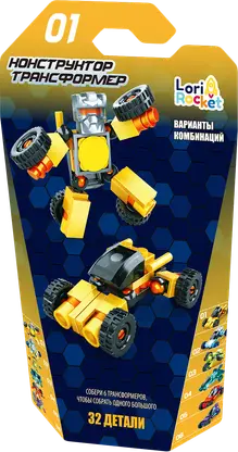 Изображение товара Конструктор Трансформер LoriRocket в ассортименте