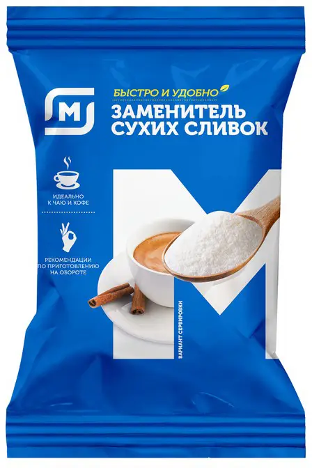 Изображение товара Сухие сливки Магнит заменитель 200г для кулинарии и десертов