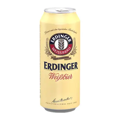 Пиво Erdinger Weissbier светлое нефильтрованное непастеризованное 5.3% 500мл
