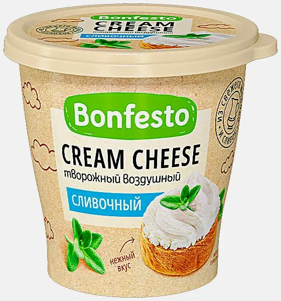 Сыр Bonfesto Кремчиз воздушный сливочный 65% 125г Сыр Bonfesto Кремчиз воздушный сливочный 65% 125г