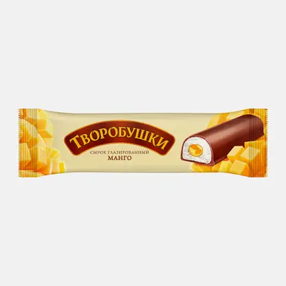 Сырок творожный глазированный Манго Творобушки 20% 40г
