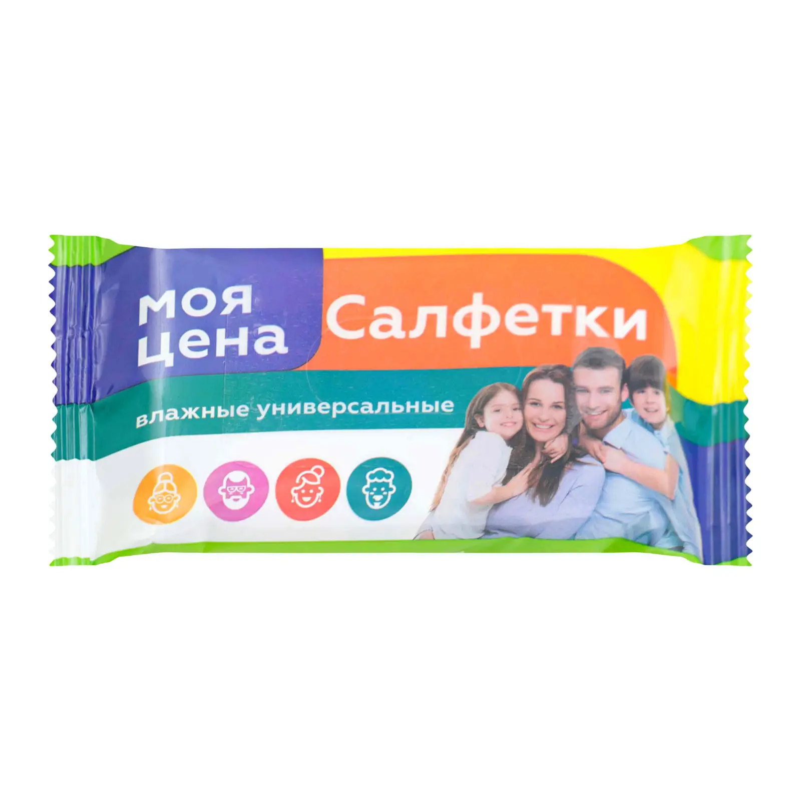 Влажные салфетки Моя цена универсальные 15шт