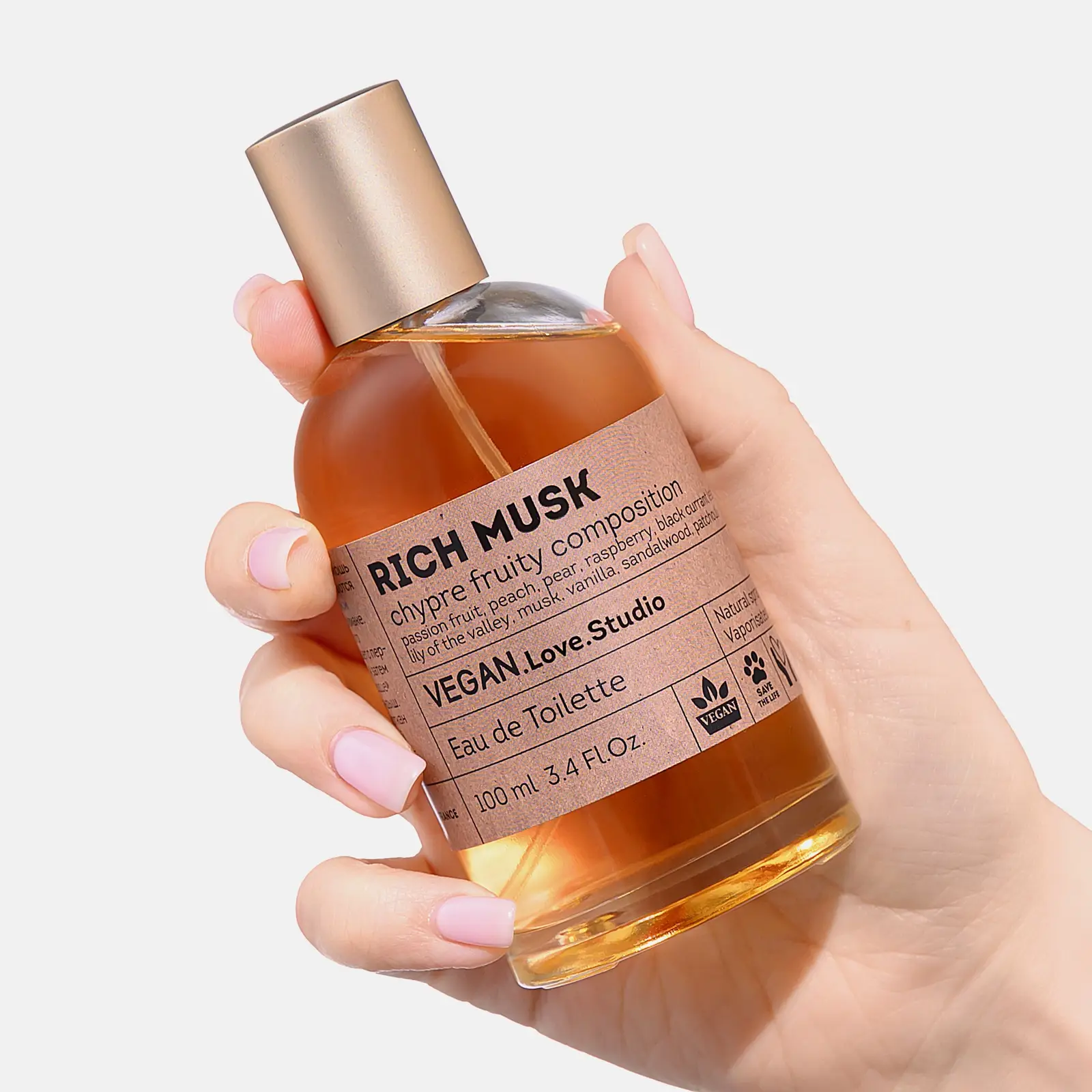 Туалетная вода Rich Musk Vegan Love Studio женская 100мл