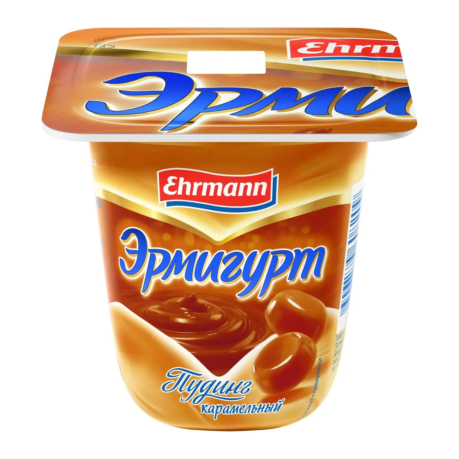 Изображение товара Пудинг Ehrmann Эрмигурт Карамельный 3% 100г