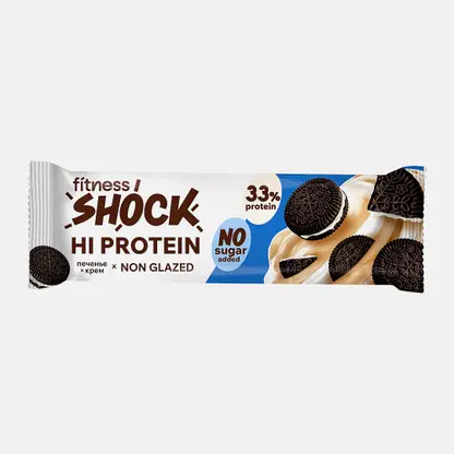 Протеиновый батончик Шоколадное печенье Fitnes Shock 60г