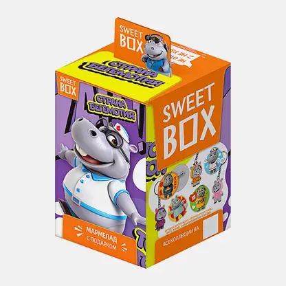 Мармелад с игрушкой Sweet Box 10г в ассортименте
