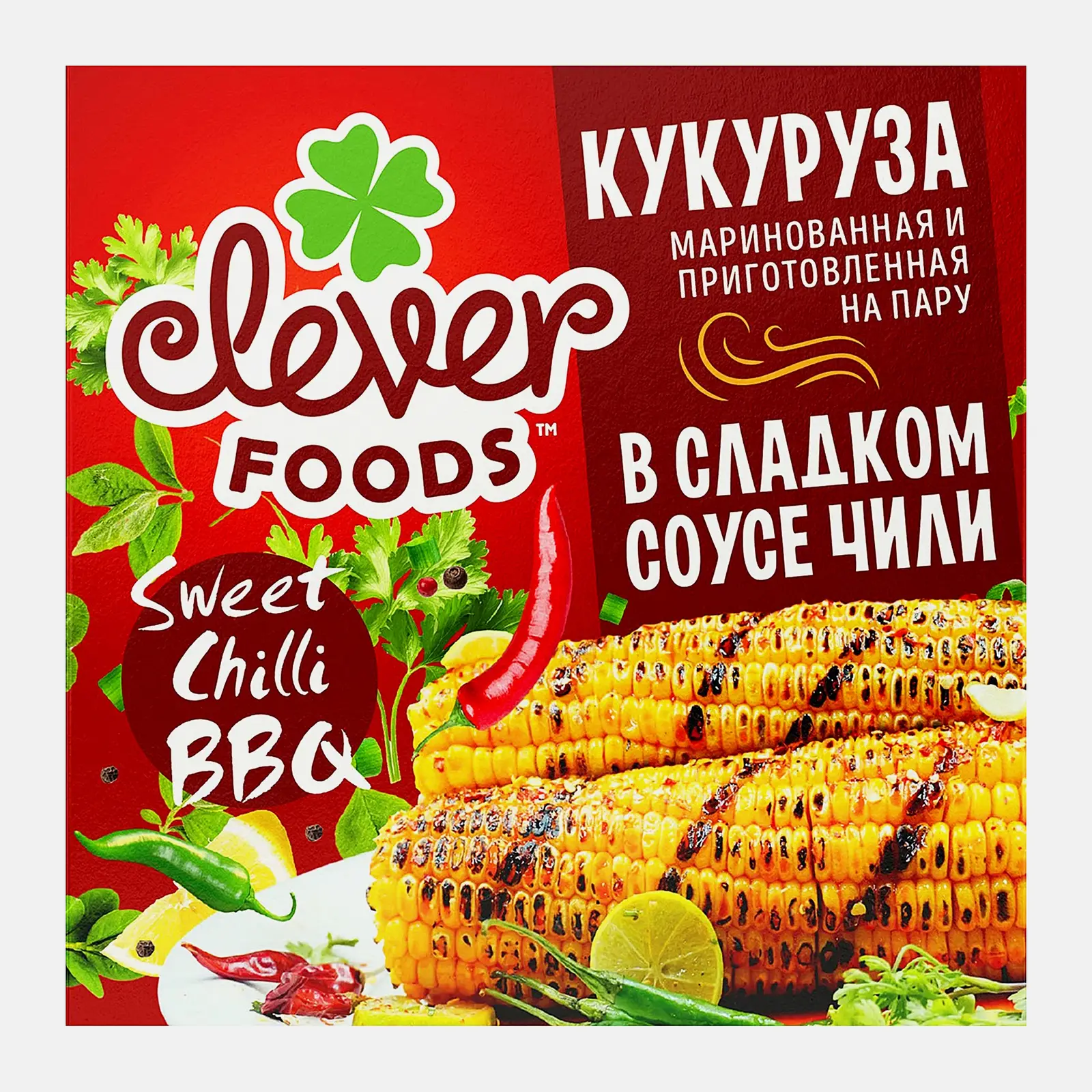 Кукуруза отварная с соусом Чили сладкий 2шт Кукуруза отварная с соусом Чили сладкий 2шт