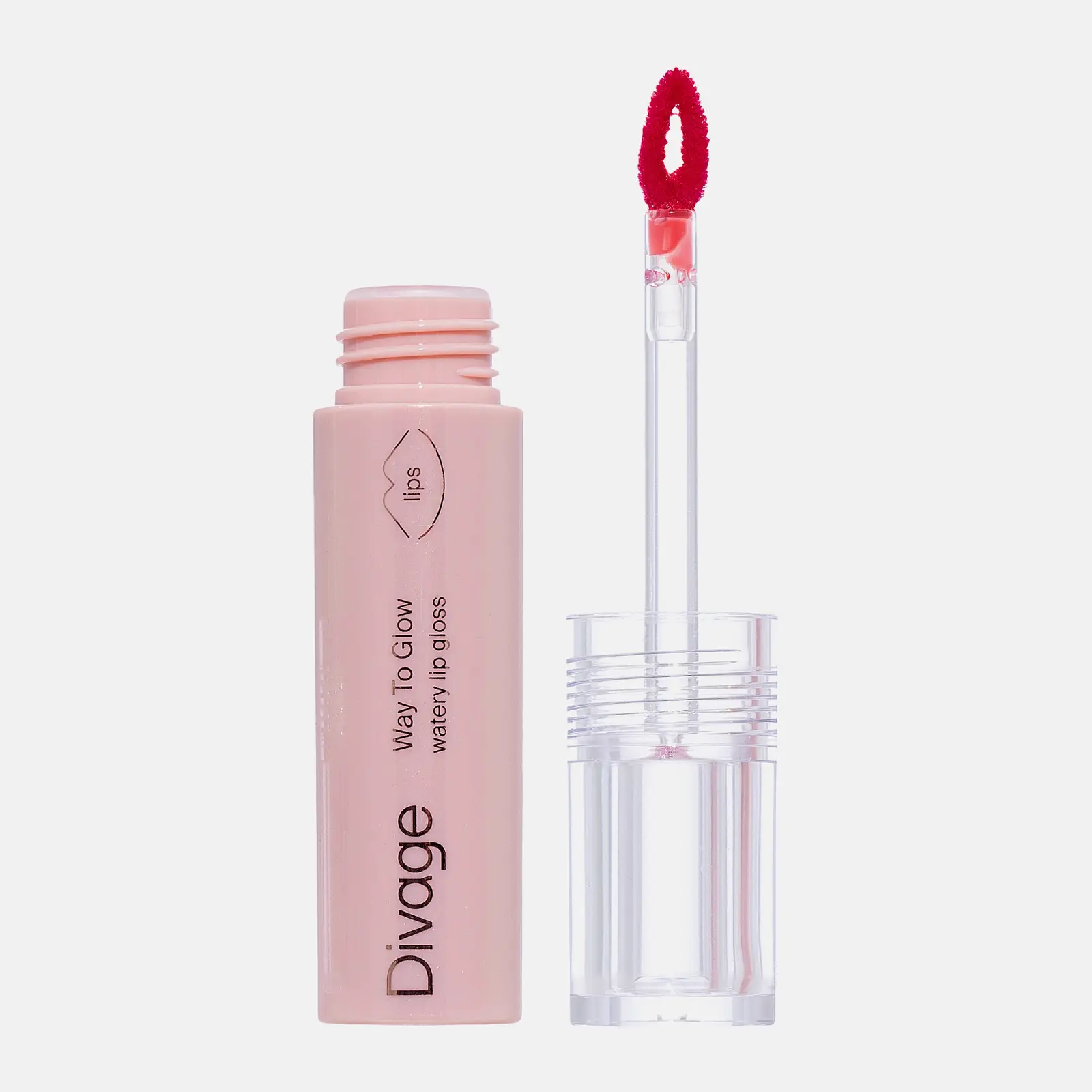 Блеск для губ тон 05 Розовый Divage Way To Glow Lip Gloss