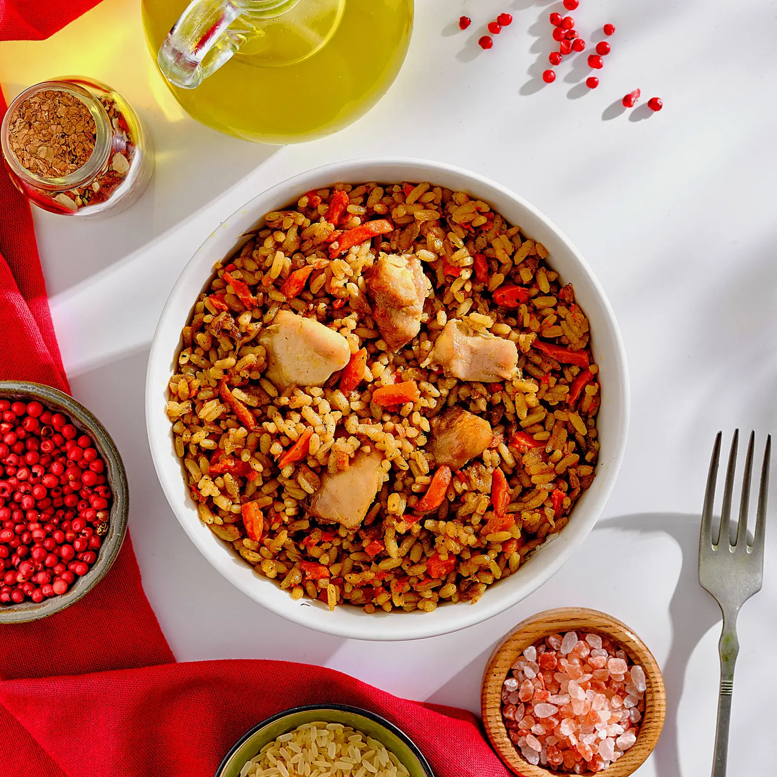 Изображение товара Плов с куриным филе М Кухня 500г свежий готовый продукт