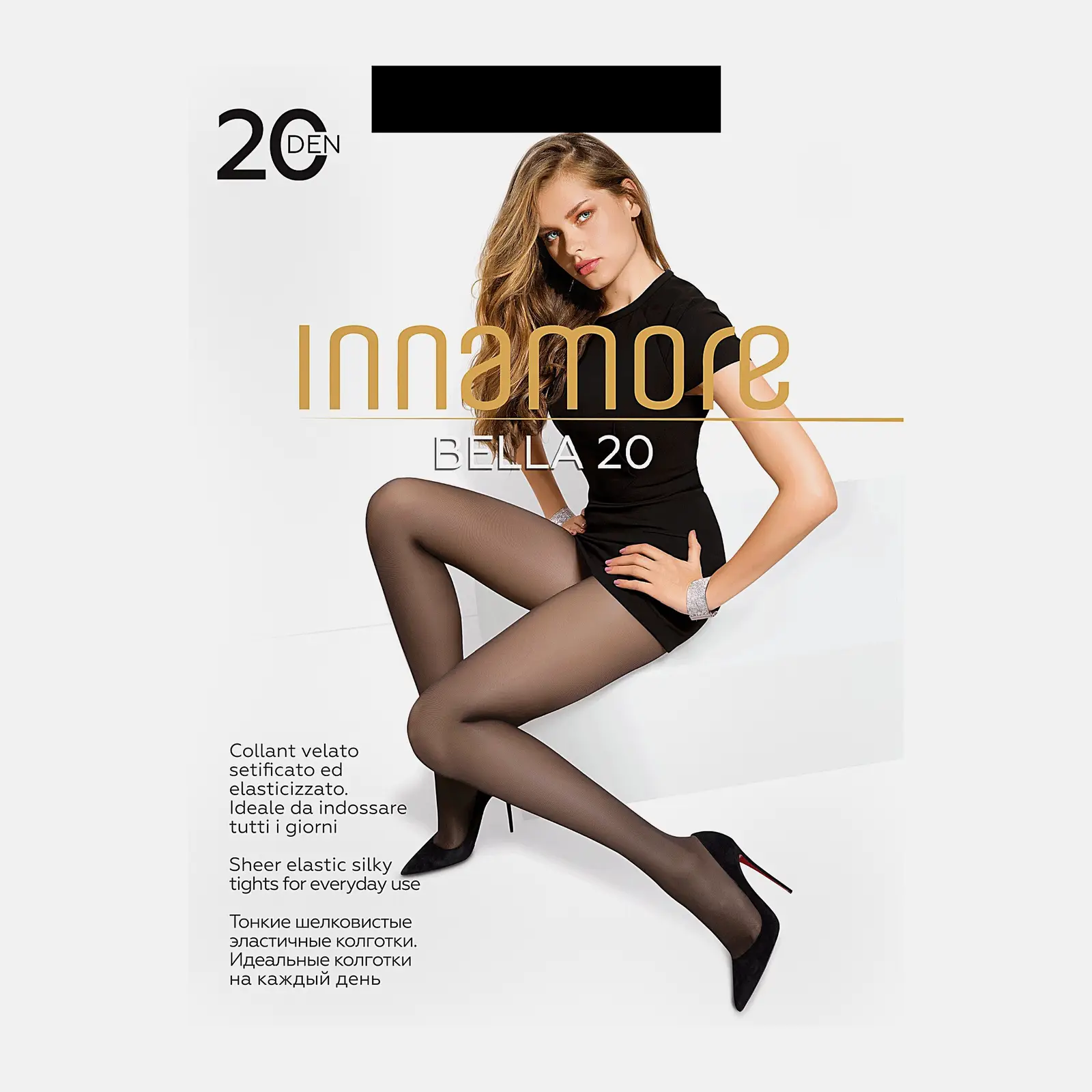 Колготки женские Innamore Bella 20 den черные р.3