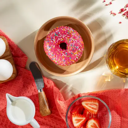 Изображение товара Донат глазированный со вкусом клубники Bakerton 58г