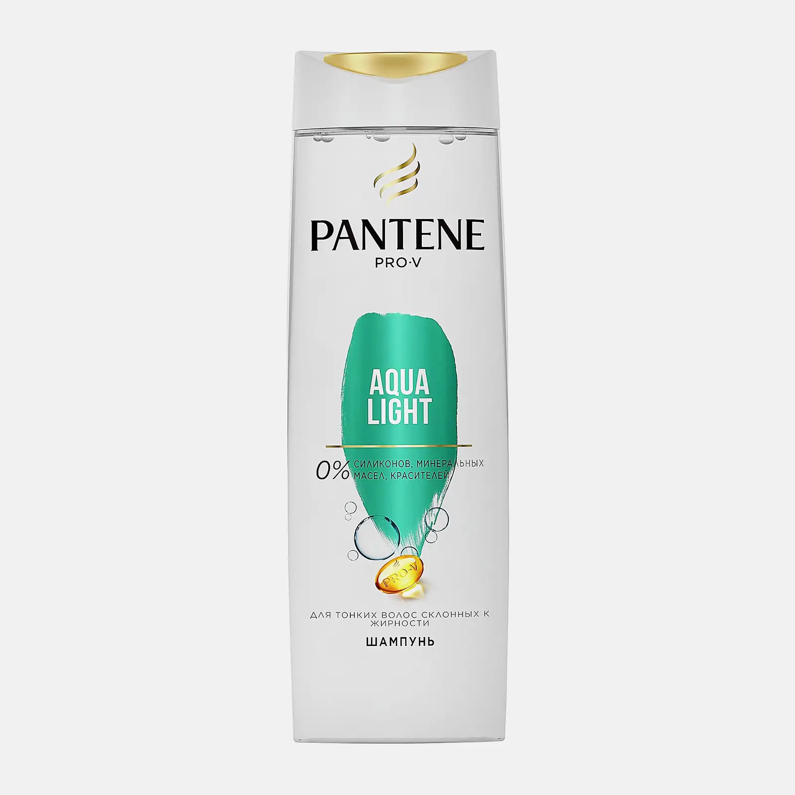 Изображение товара Шампунь для волос Pantene Pro-V Aqua Light 400 мл для жирных и окрашенных волос