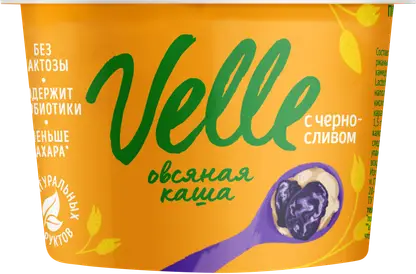 Изображение товара Продукт овсяный с черносливом Velle 170г