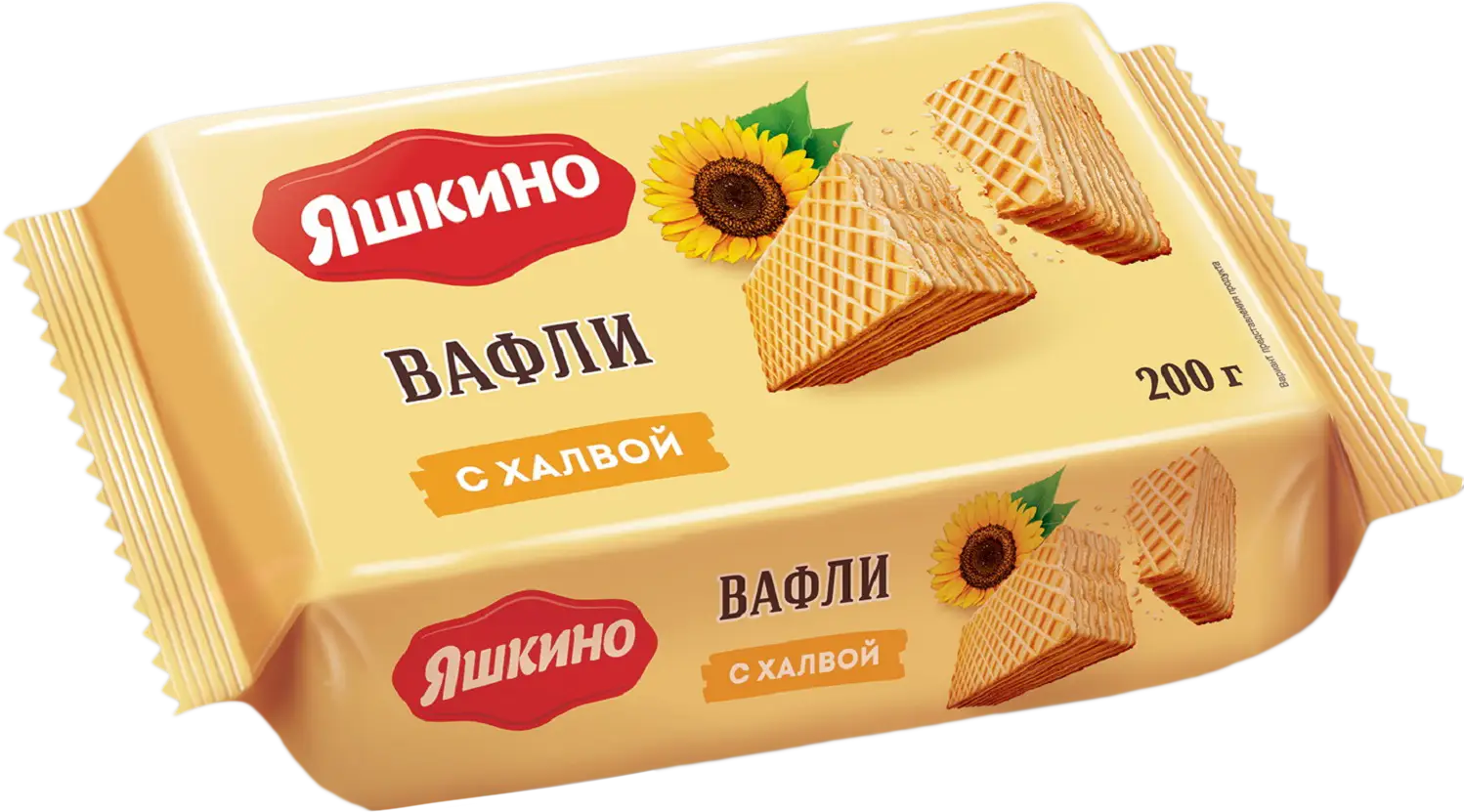 Вафли Яшкино с халвой 200г - Магнит-Продукты