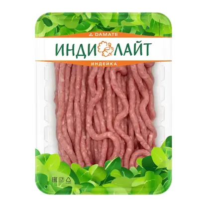 Изображение товара Фарш два мяса индейка-говядина Индилайт 400г