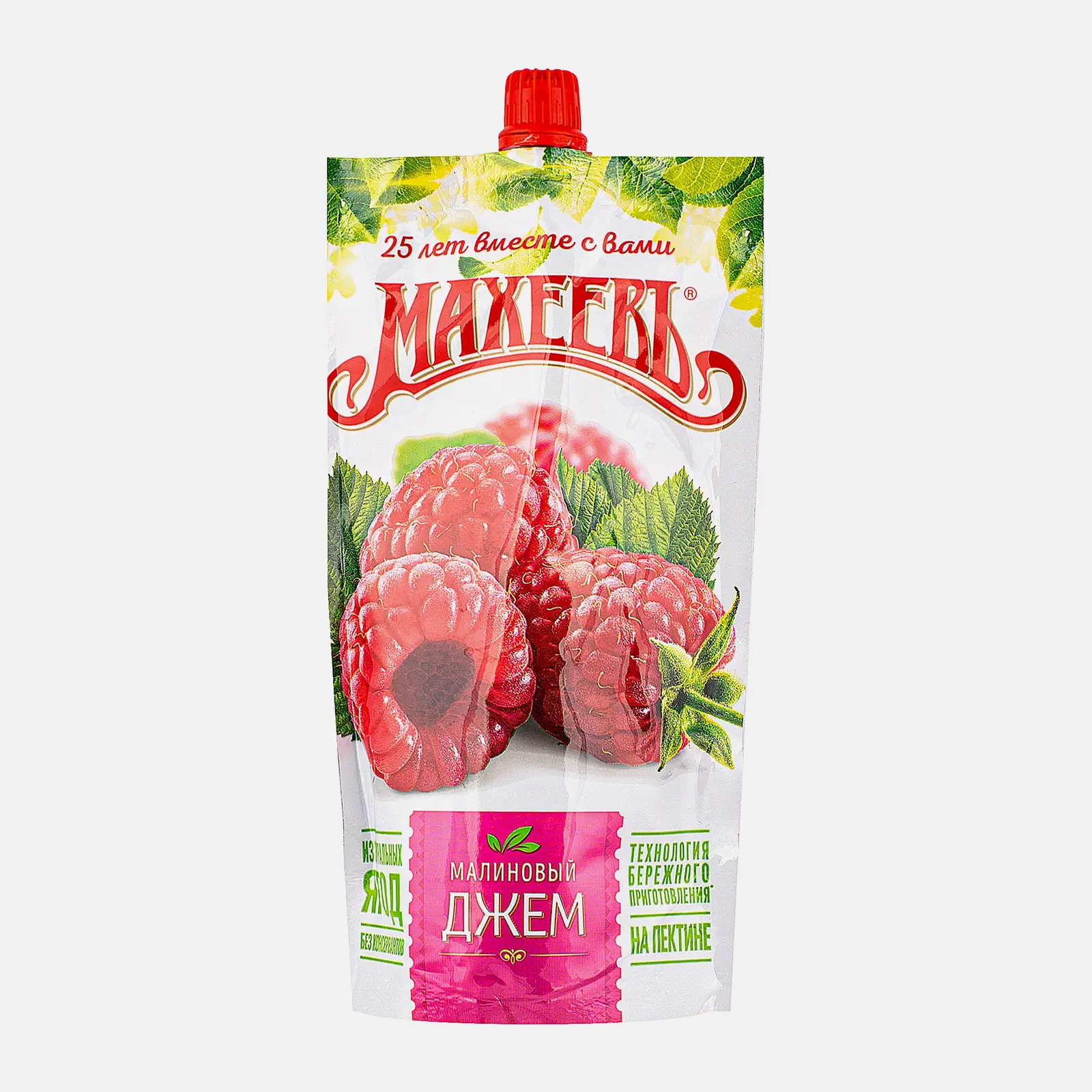 Изображение товара Джем Махеевъ Малиновый 300г натуральный ягодный лакомство