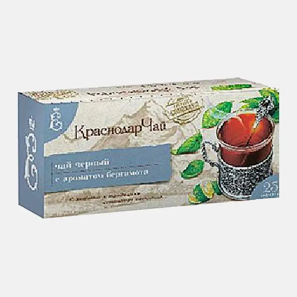Чёрный чай с бергамотом Краснодарский 25пак