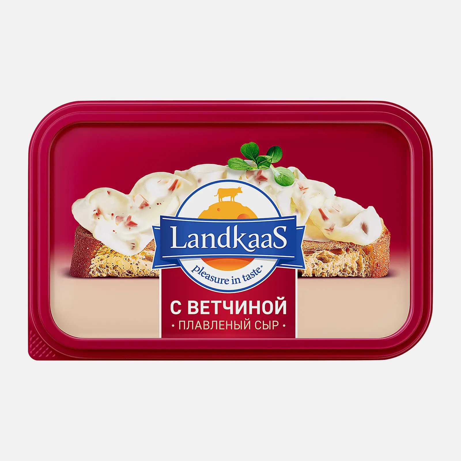 Плавленый сыр с ветчиной Landkaas 50% 350г - фото 2
