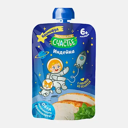 Пюре из индейки Маленькое Счастье 80г
