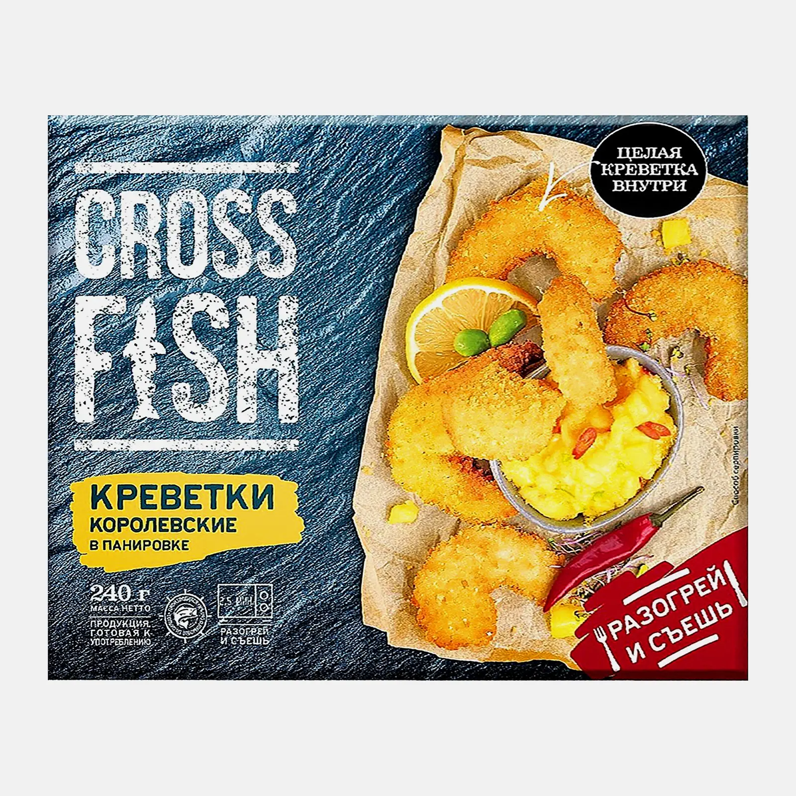 Изображение товара Креветки Crossfish в панировке 240г