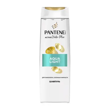 Изображение товара Шампунь для волос Pantene Pro-V Aqua Light 400мл Изображение товара Шампунь для волос Pantene Pro-V Aqua Light 400мл