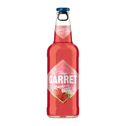 Изображение товара Пивной напиток Strawberry-Guava Tonys Garret Hard 4.6% 400мл
