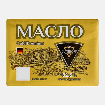 Сладко-сливочное масло несолёное Gutendorf 82.5% 180г
