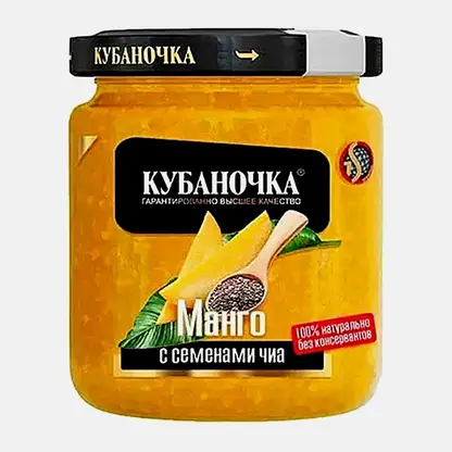 Десерт манго с семенами чиа Кубаночка 280г